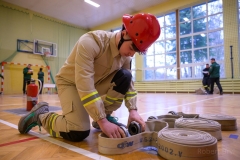 Halowe Młodzieżowe Zawody Sportowo-Pożarnicze Młodzieżowych Drużyn Pożarniczych OSP z terenu Gminy Wierzchosławice