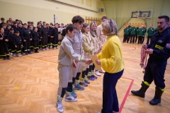 Halowe Młodzieżowe Zawody Sportowo-Pożarnicze Młodzieżowych Drużyn Pożarniczych OSP z terenu Gminy Wierzchosławice