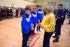 Halowe Młodzieżowe Zawody Sportowo-Pożarnicze Młodzieżowych Drużyn Pożarniczych OSP z terenu Gminy Wierzchosławice