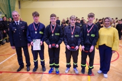 Halowe Młodzieżowe Zawody Sportowo-Pożarnicze Młodzieżowych Drużyn Pożarniczych OSP z terenu Gminy Wierzchosławice