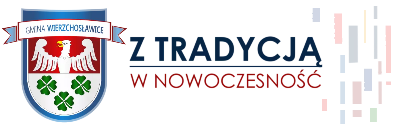 Logo Gminy Wierzchosławice - Gmina z tradycją w nowoczesność