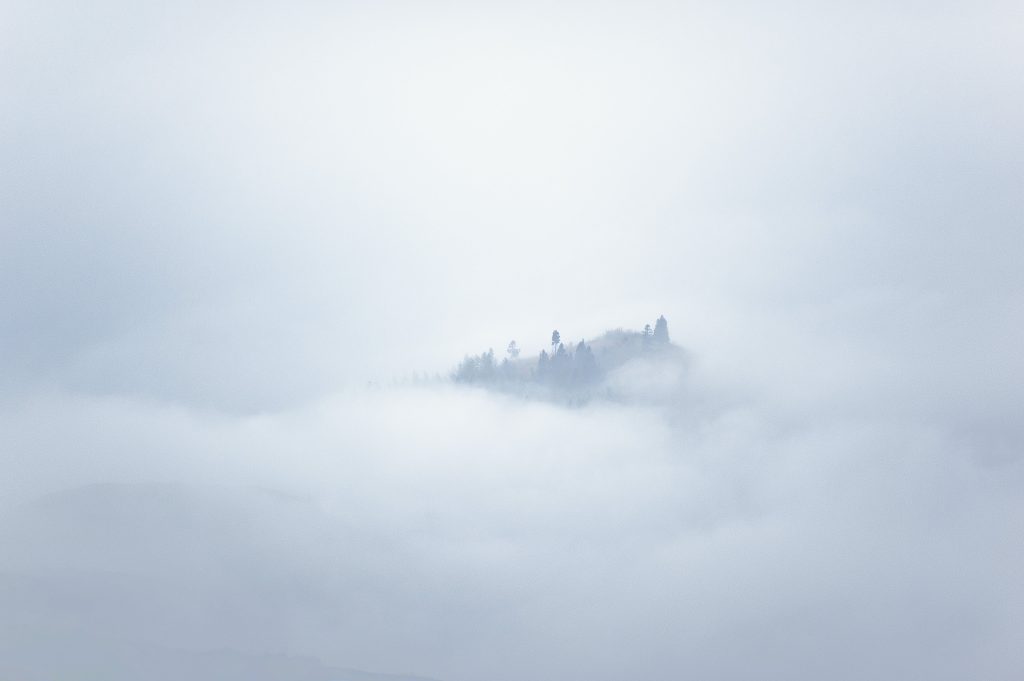 Mgła na wzgórzu