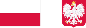 Flaga Polski i Godło RP