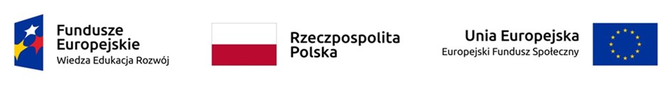 Logo Fundusze Europejskie, Flaga Polski i flaga EU