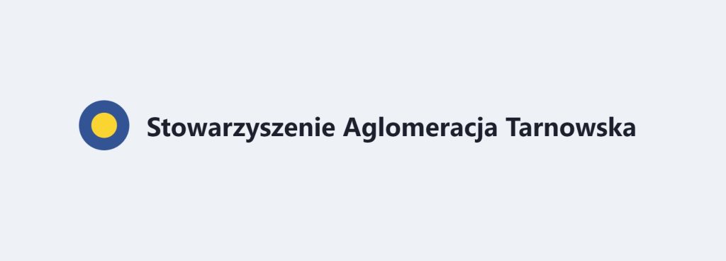 Napis i logo Stowarzyszenie Aglomeracja Tarnowska