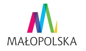 Logo Małopolska - kolorowe M z napisem małopolska