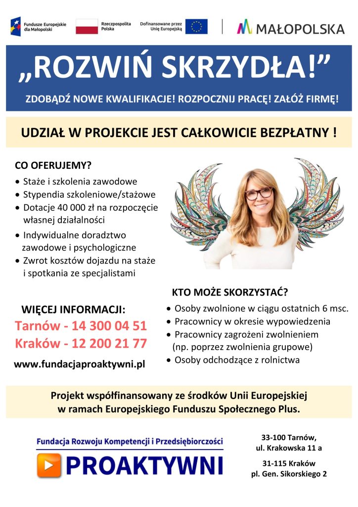 Plakat promujący program